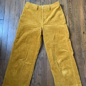 Madewell Slim Wide Leg corduroy pant!